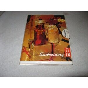 Husqvarna Sweden Viking Embroidery Design Card #18 with Card, Overlay & Booklet